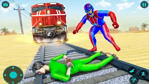 Flying Captain Superhero Games - عکس برنامه موبایلی اندروید