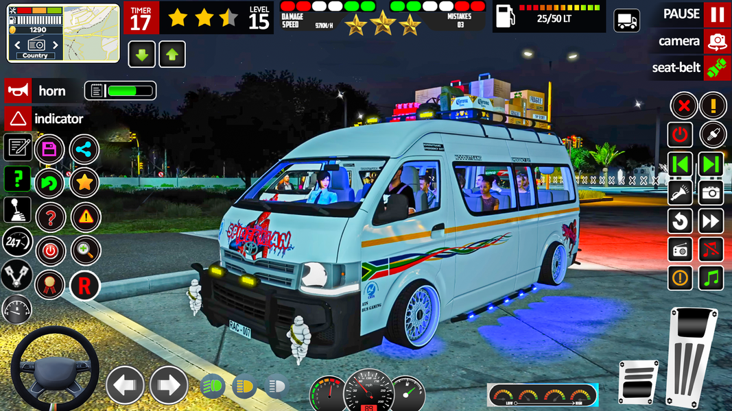 US Van Driving Game 3D - Gameplay image of android game