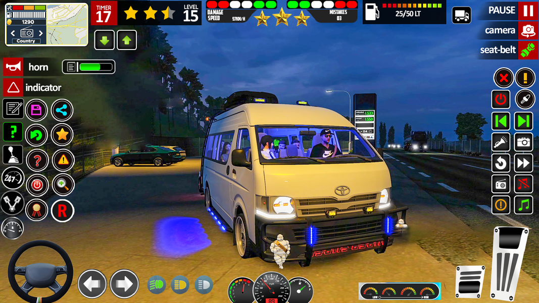 US Van Driving Game 3D - Gameplay image of android game