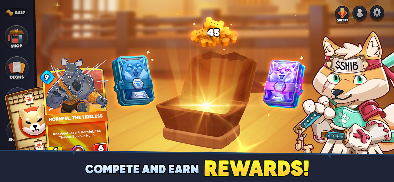 Shiba Eternity™ - Card Battle - عکس بازی موبایلی اندروید