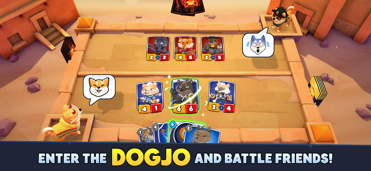 Shiba Eternity™ - Card Battle - Gameplay image of android game