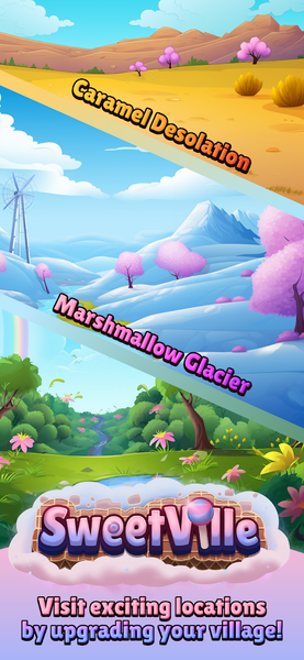 Sweetville - عکس بازی موبایلی اندروید