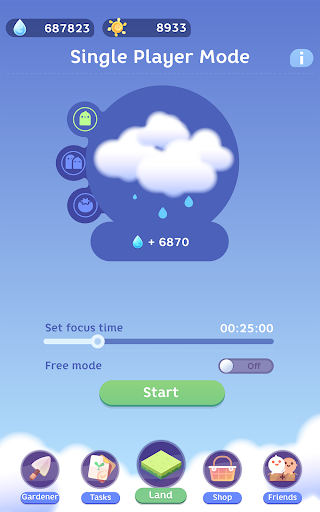 Focus Plant: Pomodoro Forest - Image screenshot of android app