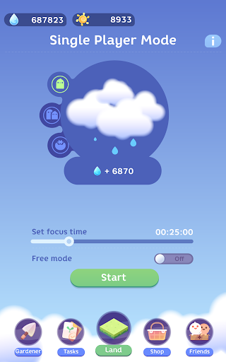 Focus Plant: Pomodoro Forest - Image screenshot of android app