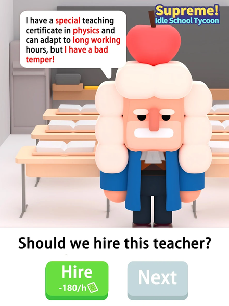 Supreme! Idle School Tycoon - عکس بازی موبایلی اندروید