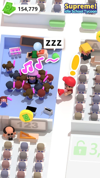 Supreme! Idle School Tycoon - عکس بازی موبایلی اندروید