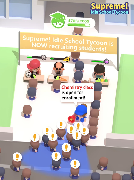 Supreme! Idle School Tycoon - عکس بازی موبایلی اندروید