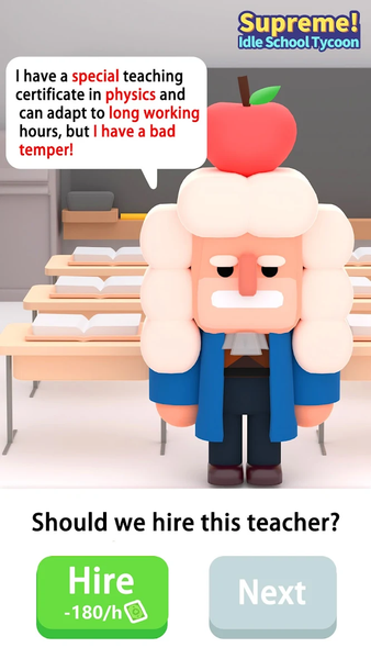 Supreme! Idle School Tycoon - عکس بازی موبایلی اندروید