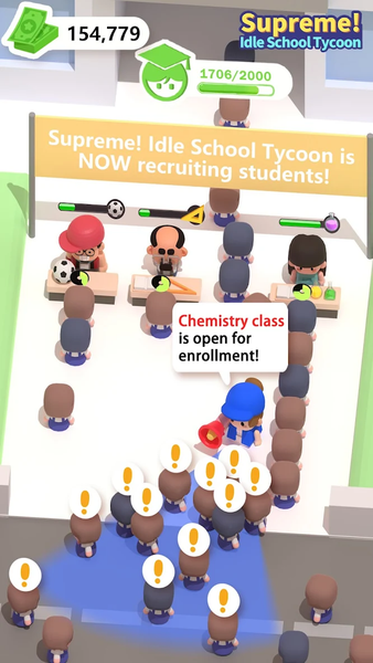 Supreme! Idle School Tycoon - عکس بازی موبایلی اندروید