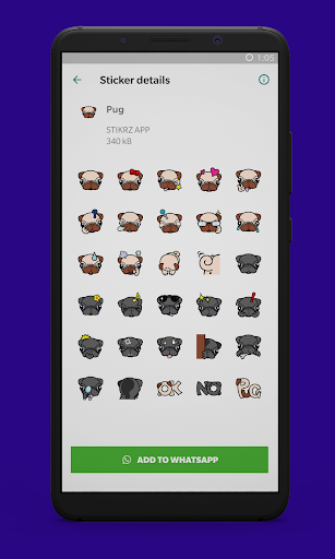 STIKRZ - Dogs Stickers for WhatsApp WAStickerApps - Image screenshot of android app