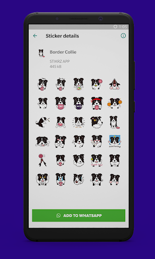 STIKRZ - Dogs Stickers for WhatsApp WAStickerApps - Image screenshot of android app