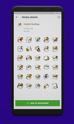 STIKRZ - Dogs Stickers for WhatsApp WAStickerApps - Image screenshot of android app