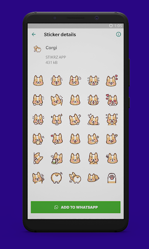 STIKRZ - Dogs Stickers for WhatsApp WAStickerApps - Image screenshot of android app