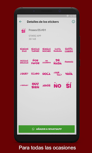 STIKRZ - Stickers Packs in Spanish for WhatsApp - Image screenshot of android app