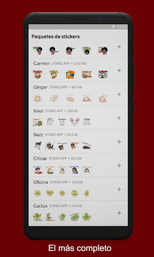 STIKRZ - Stickers Packs in Spanish for WhatsApp - Image screenshot of android app
