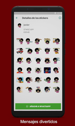 STIKRZ - Stickers Packs in Spanish for WhatsApp - Image screenshot of android app