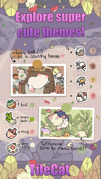 Tile Cat - Triple Match Puzzle - عکس بازی موبایلی اندروید