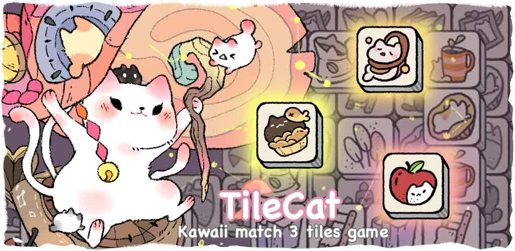 Tile Cat - Triple Match Puzzle - عکس بازی موبایلی اندروید