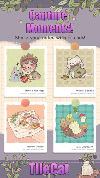 Tile Cat - Triple Match Puzzle - عکس بازی موبایلی اندروید