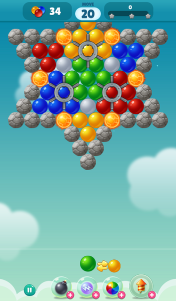 Bubble Duck Origin - Gameplay image of android game