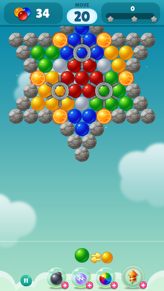 Bubble Duck Origin - Gameplay image of android game