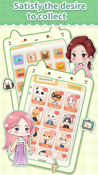 Cat Lady's Happy Home - Gameplay image of android game