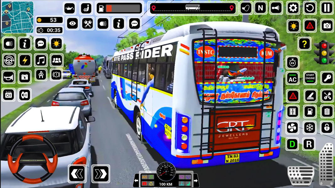 US Public Bus Driving Games ۳d - عکس بازی موبایلی اندروید