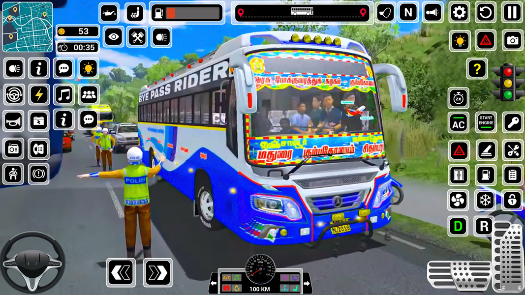 US Public Bus Driving Games ۳d - عکس بازی موبایلی اندروید