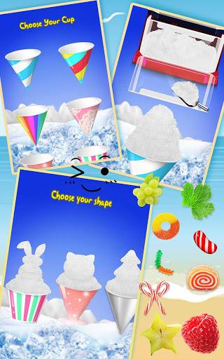 Summer Icy Snow Cone Maker - Gameplay image of android game