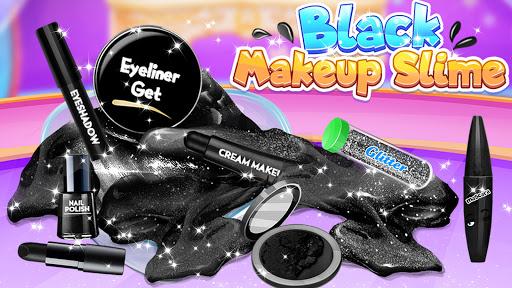 Black Makeup Slime - Image screenshot of android app