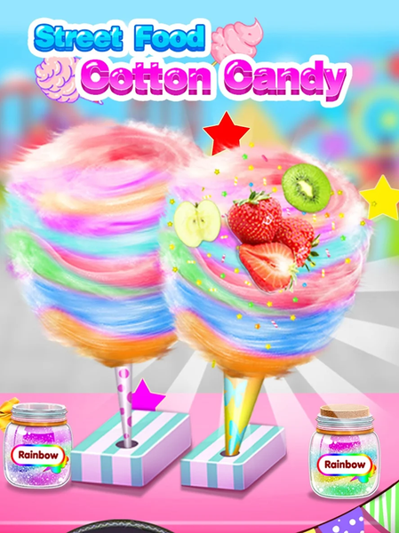 Street Food - Cotton Candy - Gameplay image of android game