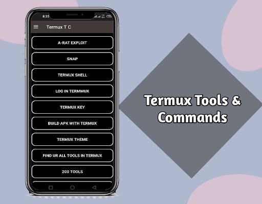 Termux Tools and Commands - Image screenshot of android app