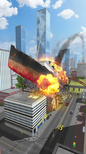 Ship Ramp Jumping - Gameplay image of android game