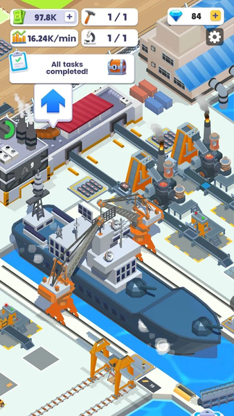 Ship Factory Tycoon - عکس بازی موبایلی اندروید