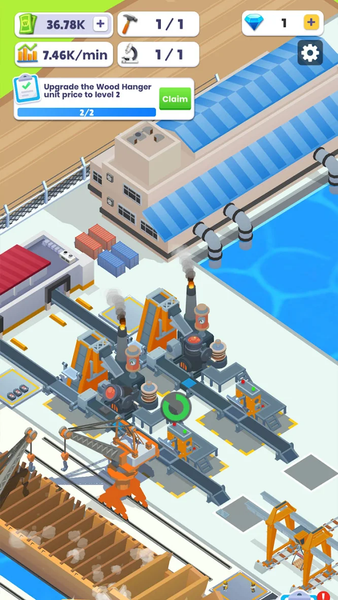 Ship Factory Tycoon - عکس بازی موبایلی اندروید