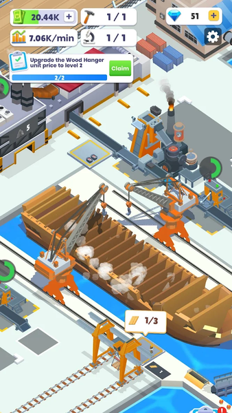 Ship Factory Tycoon - عکس بازی موبایلی اندروید