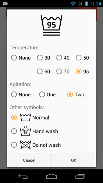Laundry Symbol Cheat Sheet - عکس برنامه موبایلی اندروید