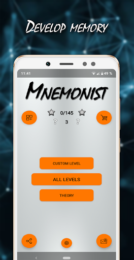 Mnemonist - memory training - Gameplay image of android game