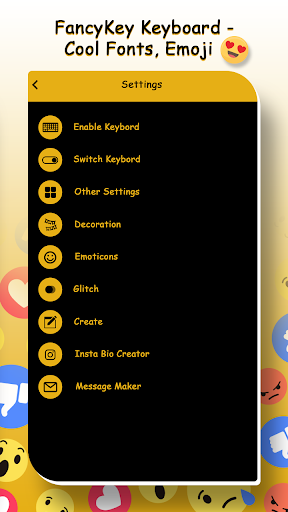 Fancy Fonts & Emoji Keyboard - Cool Fonts Style - Image screenshot of android app