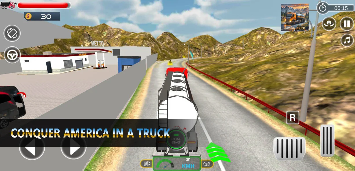 Oil Truck Driving Challenge - عکس بازی موبایلی اندروید