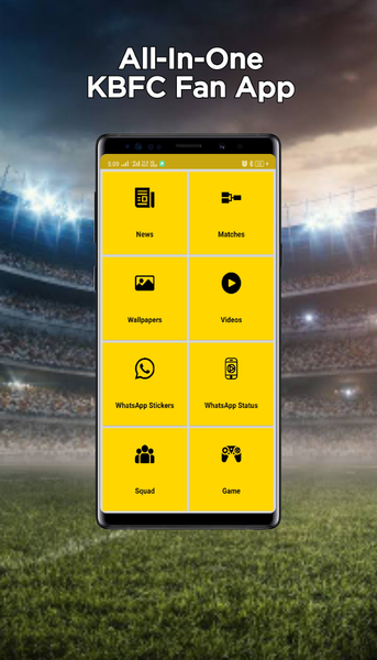 Kerala Blasters Fan - Image screenshot of android app