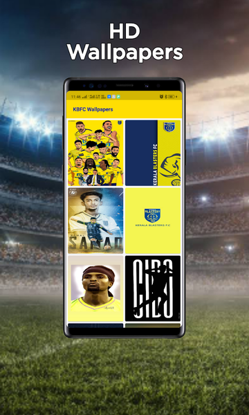 Kerala Blasters Wallpapers HD - Image screenshot of android app