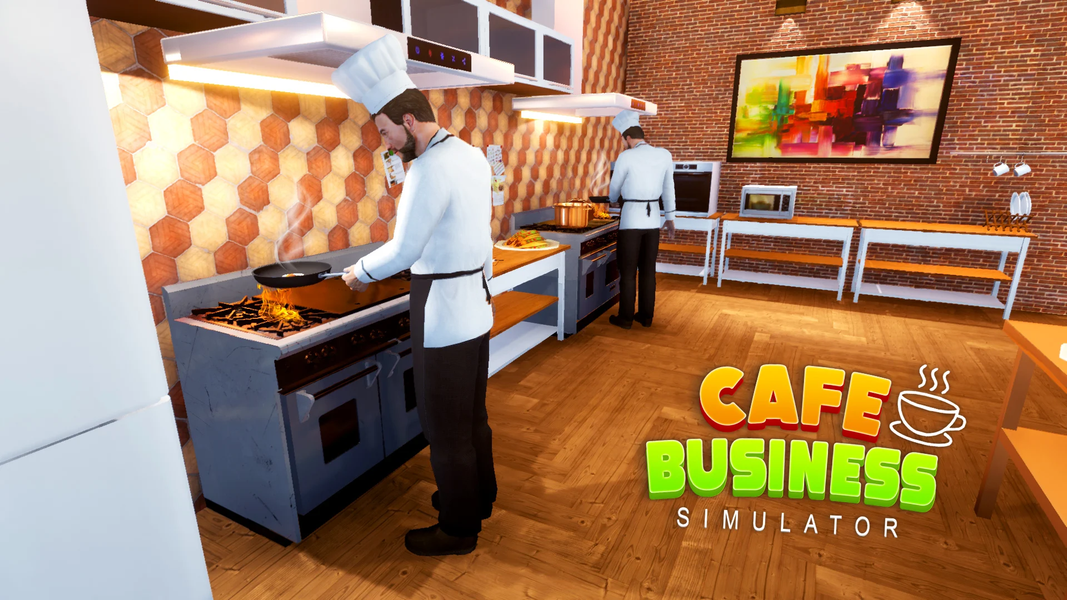 Cafe Business Sim - Restaurant - Gameplay image of android game