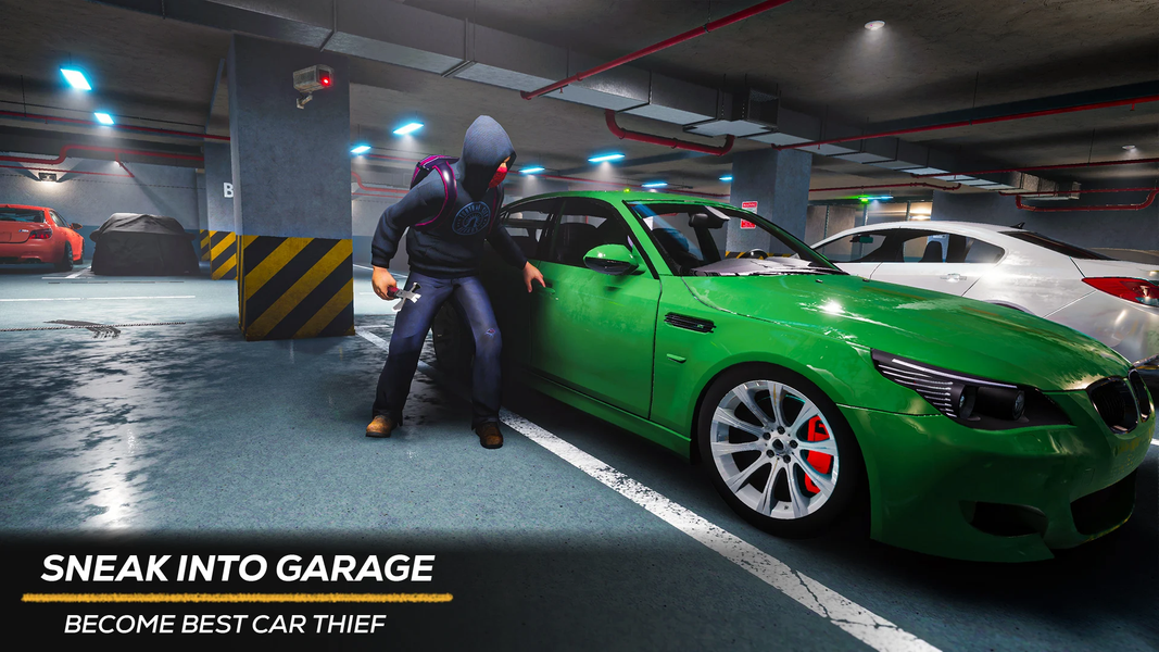 Car Thief Simulator Race Games - Gameplay image of android game