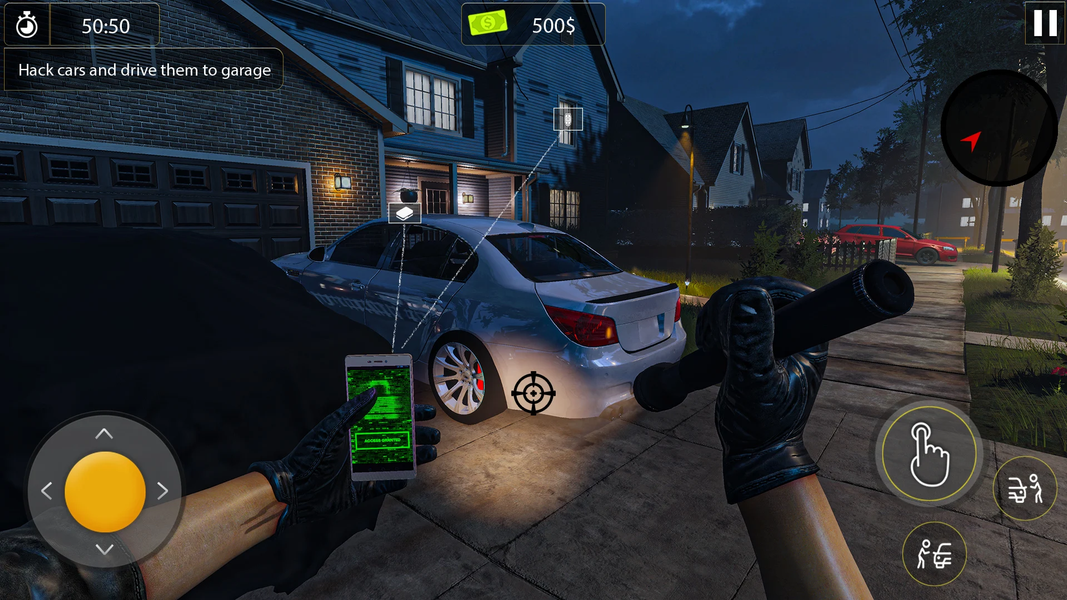 Car Thief Simulator Race Games - Gameplay image of android game