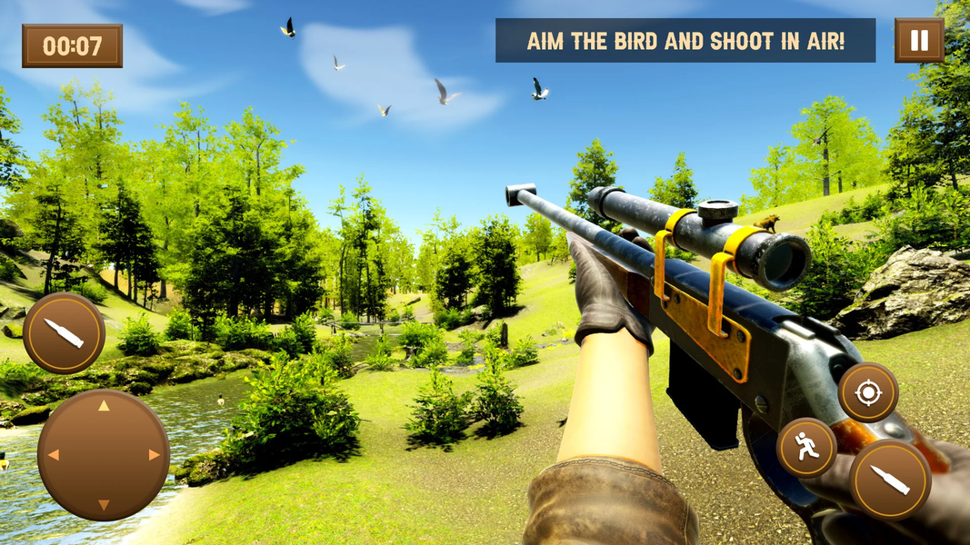 Bird Hunting Simulator 2022 - Gameplay image of android game