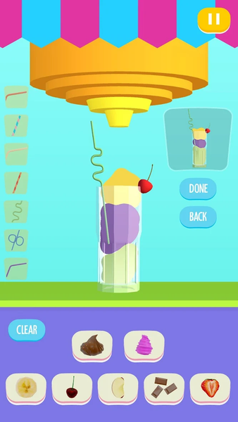 Ice Cream Milkshake Cafe Games - Gameplay image of android game