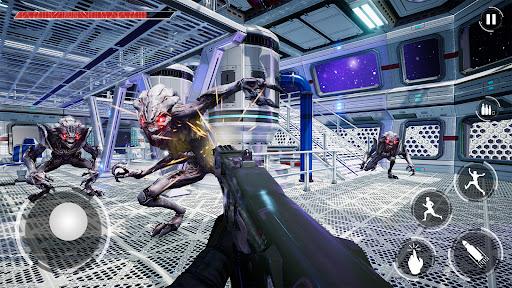 Space Shooter Alien Games FPS - Gameplay image of android game