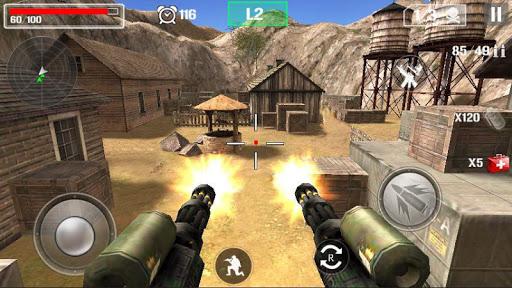 Shoot Strike Gun Fire - Gameplay image of android game
