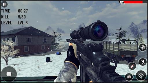 Sniper Gun Games: Winter War - Image screenshot of android app